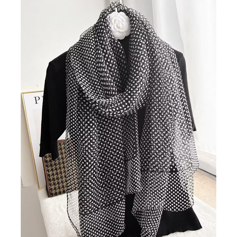 inRealSilk #10 85cm*185cm 100% Chiffon Silk Long Shawls&Scarves