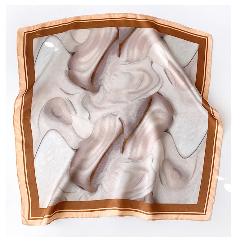 inRealSilk 53cm*53cm 100% Small Square Silk Scarf Neckerchiefs&Bandana