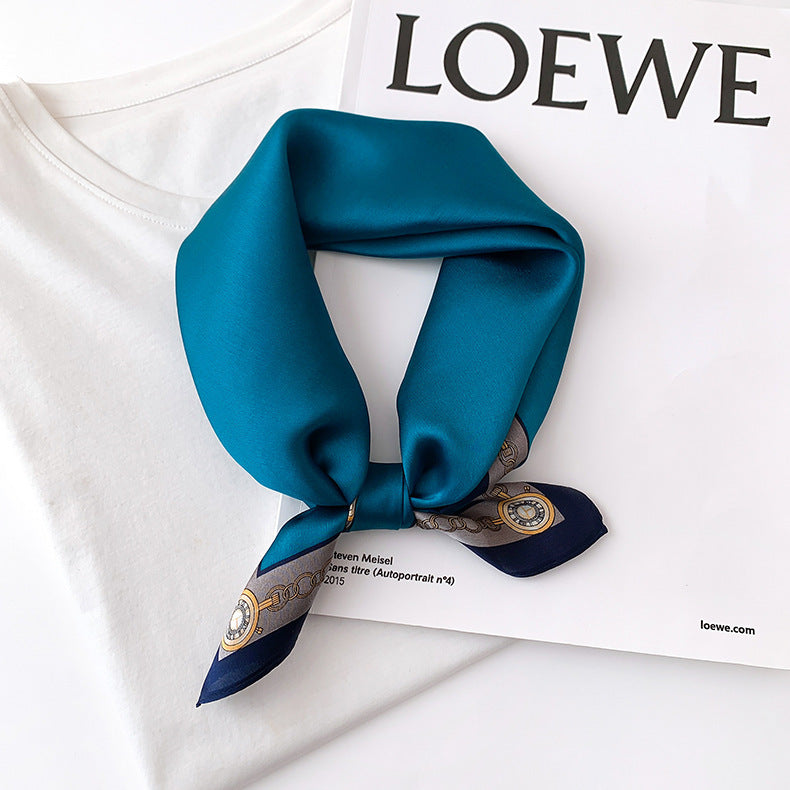 inRealSilk 53cm*53cm 100% Small Square Silk Scarf Neckerchiefs&Bandana