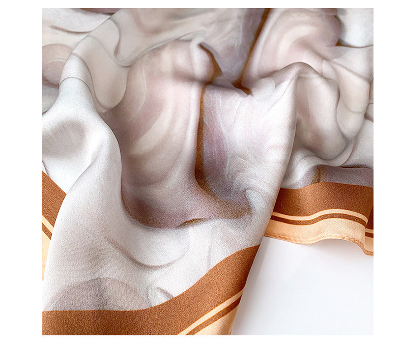 inRealSilk 53cm*53cm 100% Small Square Silk Scarf Neckerchiefs&Bandana