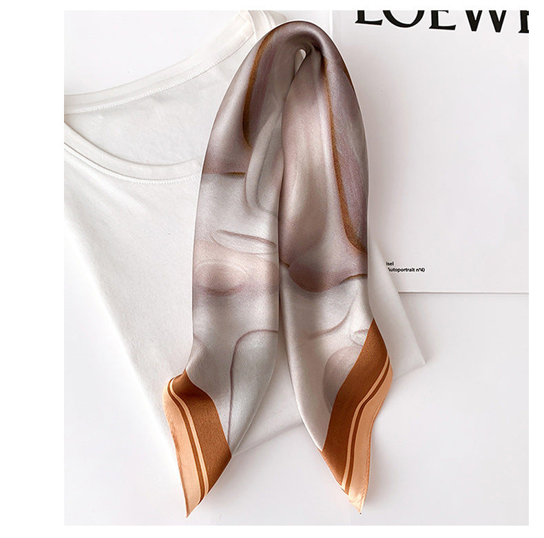 inRealSilk 53cm*53cm 100% Small Square Silk Scarf Neckerchiefs&Bandana