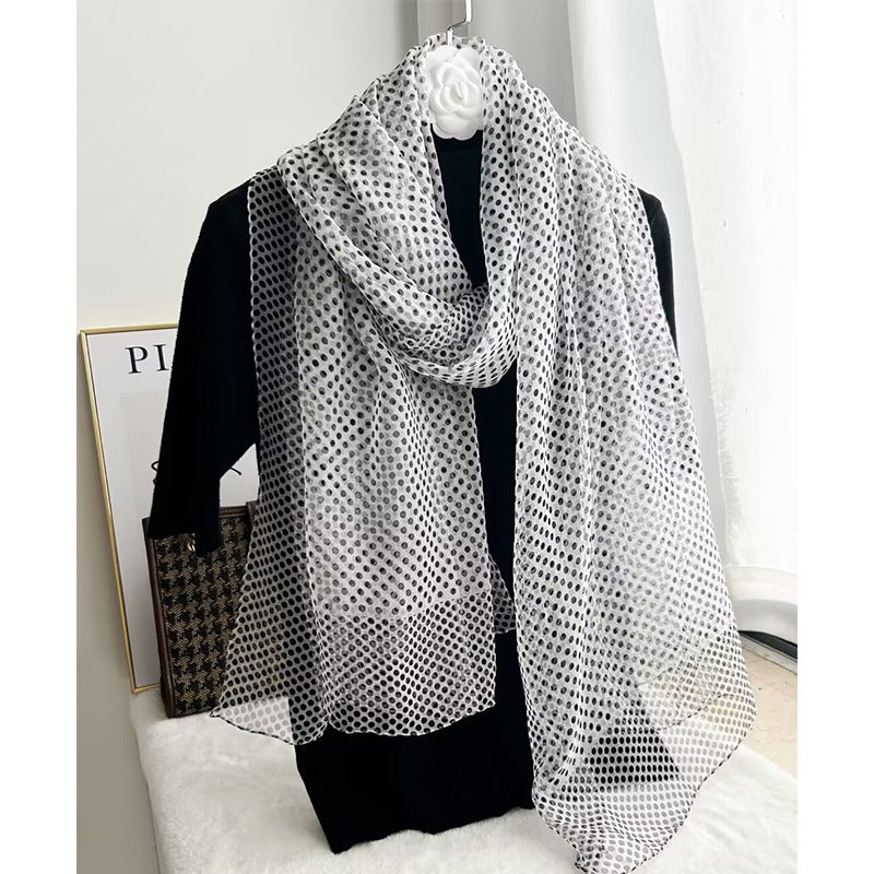 inRealSilk #09 85cm*185cm 100% Chiffon Silk Long Shawls&Scarves