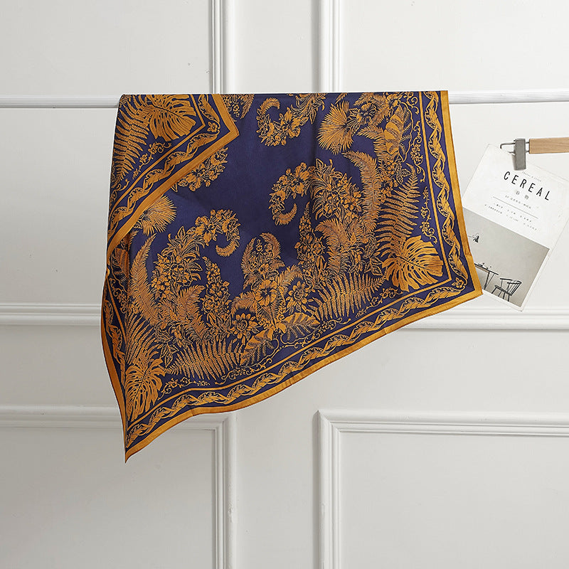 inRealSilk Color 002 90cm*90cm A Large Square 100% Silk Scarves