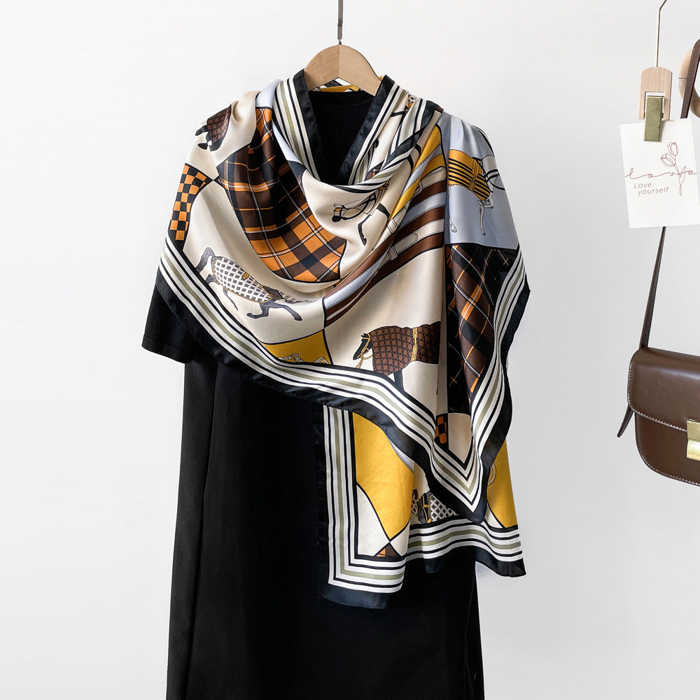 inRealSilk ZS08-10# 52cm*170cm 100% Silk Shawls