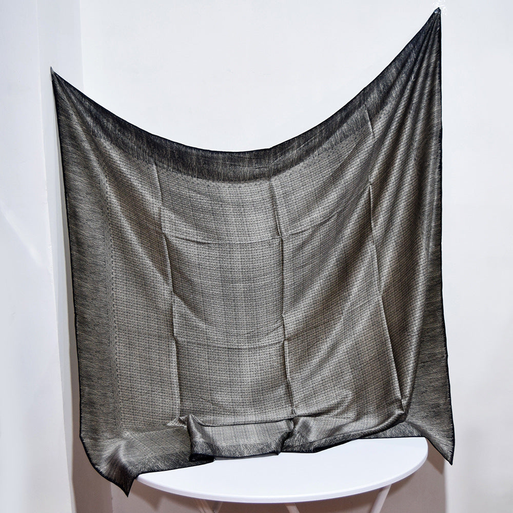 inRealSilk Little Fragrance Knitting 135cm*135cm A Large Square 100% Silk Scarves