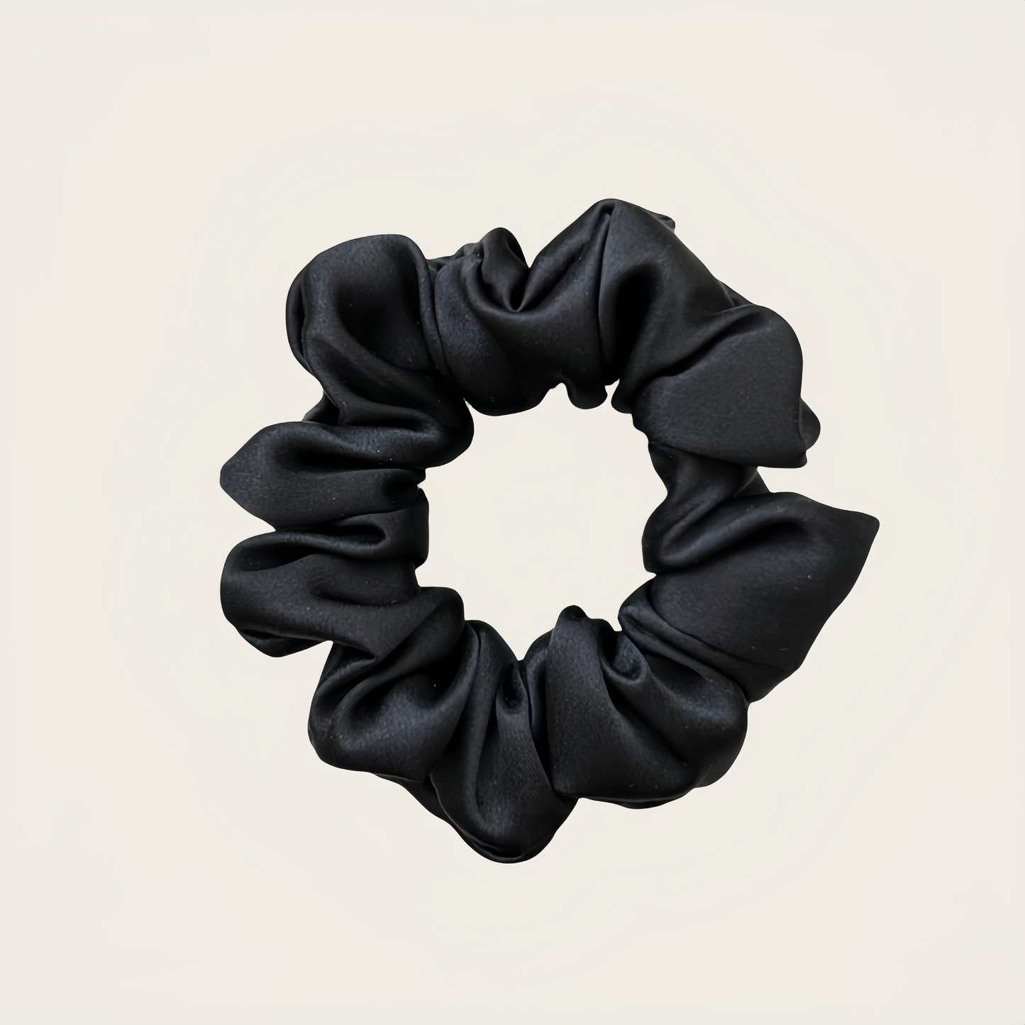 inRealSilk Black Fully Handmade 19mm Silk Hairband 2.5cm Side Width 100% Mulberry Silk