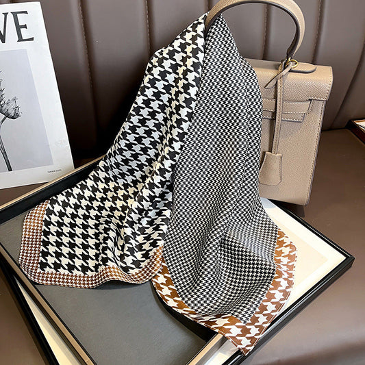 Hot!!! inRealSilk 014# 68cm*68cm 100% Silk Small Square Scarf Small Neckerchief with Suit