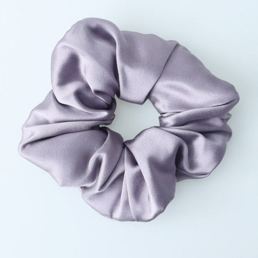 inRealSilk Lavender Purple Fully Handmade 30mm Silk Hairband 6cm Side Width 100% Mulberry Silk
