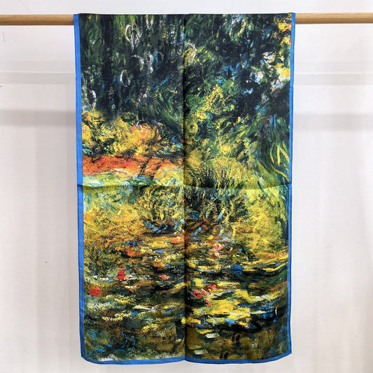 inRealSilk Tinted 55cm*173cm 100% Silk Satin Long Shawls&Scarves