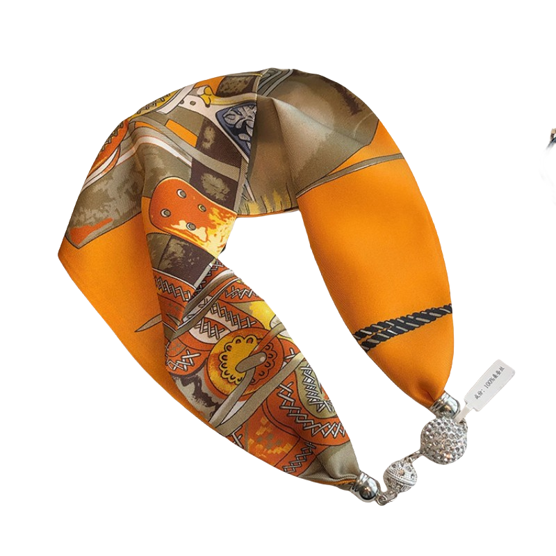 inRealSilk #A 13cm*60cm 100% Silk Necklace Scarf Soft And Breathable