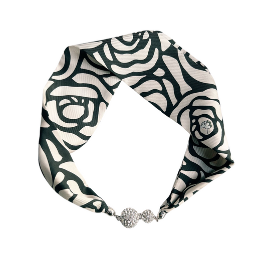 inRealSilk #B 13cm*60cm 100% Silk Necklace Scarf Soft And Breathable