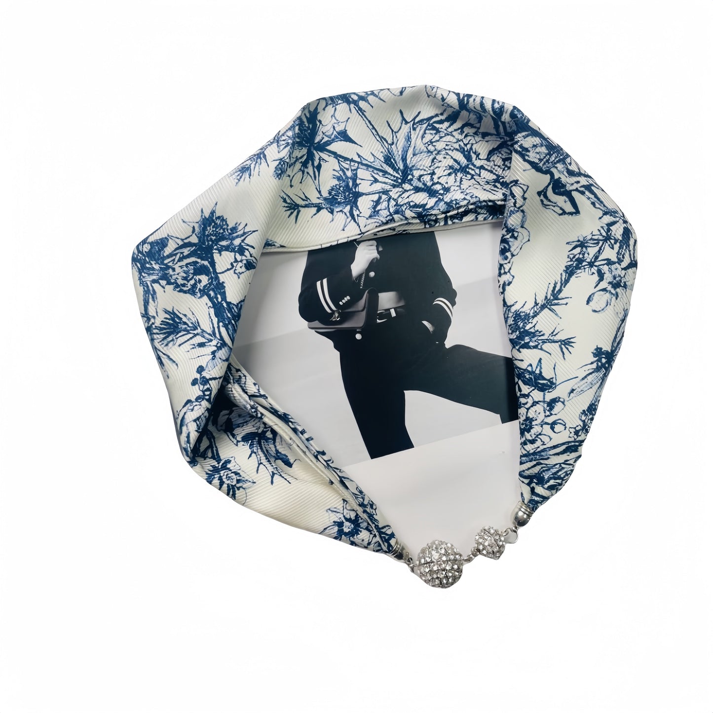 inRealSilk #F 13cm*60cm 100% Silk Necklace Scarf Soft And Breathable