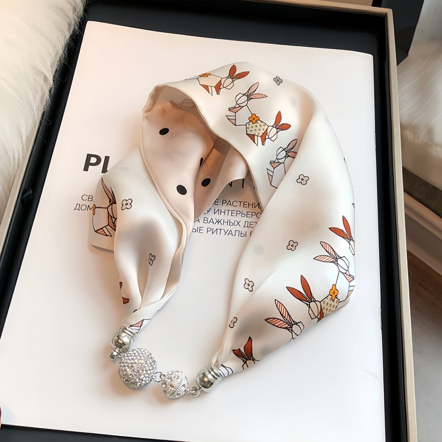 inRealSilk #V 13cm*60cm 100% Silk Necklace Scarf Soft And Breathable