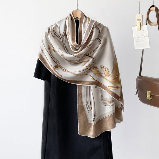 inRealSilk ZS08-09# 52cm*170cm 100% Silk Shawls