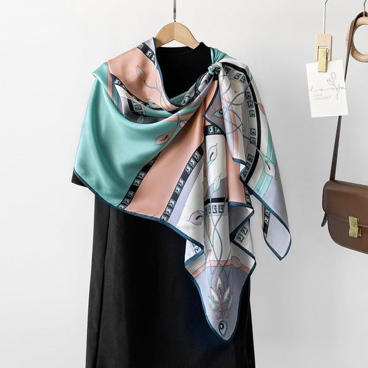 inRealSilk ZS08-06# 52cm*170cm 100% Silk Shawls