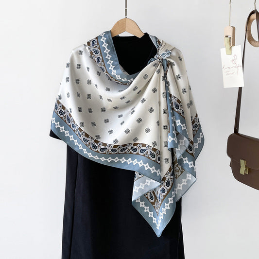 inRealSilk ZS08-07# 52cm*170cm 100% Silk Shawls