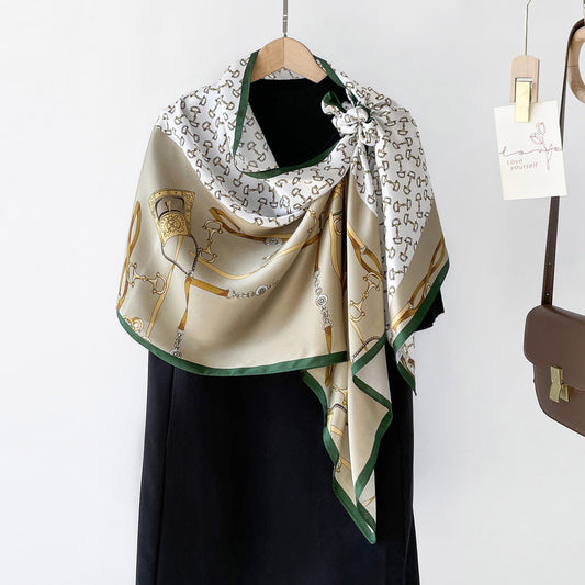 inRealSilk ZS08-04# 52cm*170cm 100% Silk Shawls