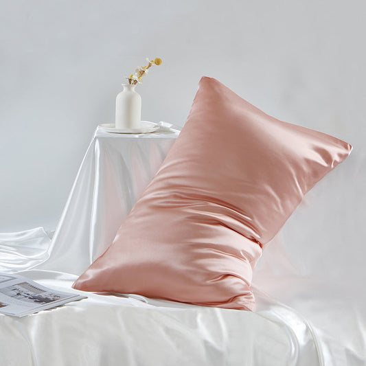 inRealSilk Sakura Pink Color 100% Silk Both Sides Pillowcase 19mm