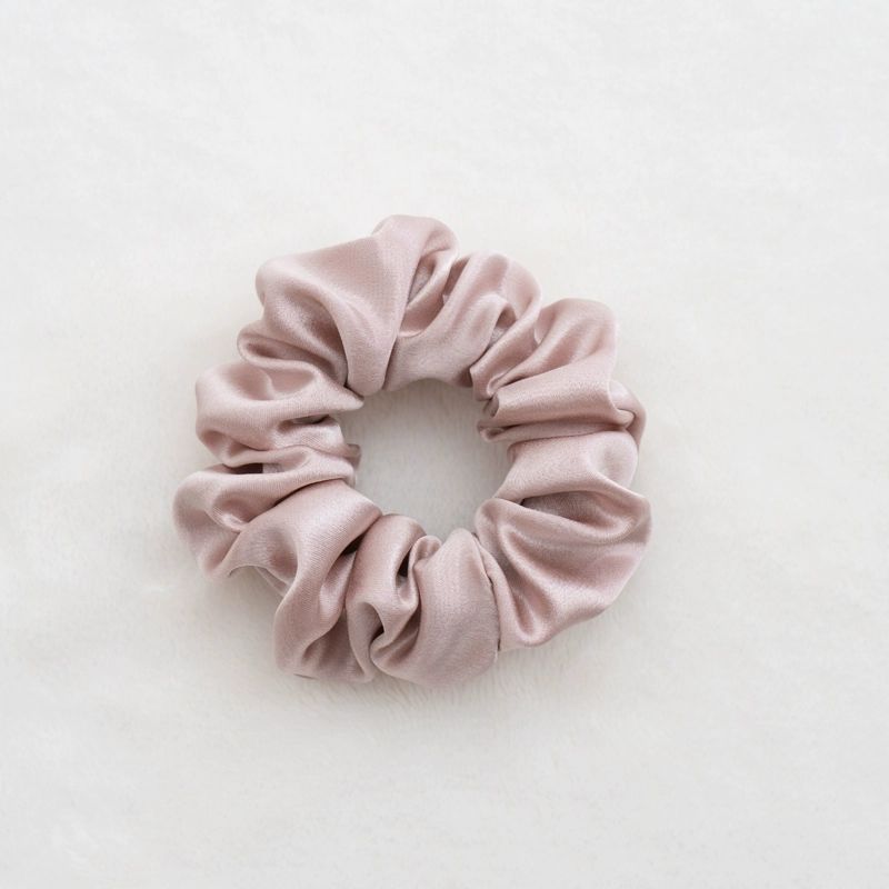 inRealSilk Llit. Lotus Pink Color Hand-sewn 16mm Silk Hairband 3.5cm Side Width 100% Mulberry Silk