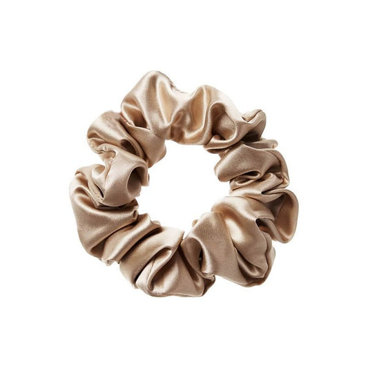 inRealSilk Champagne (Color)Hand-sewn 16mm Silk Hairband 3.5cm Side Width 100% Mulberry Silk