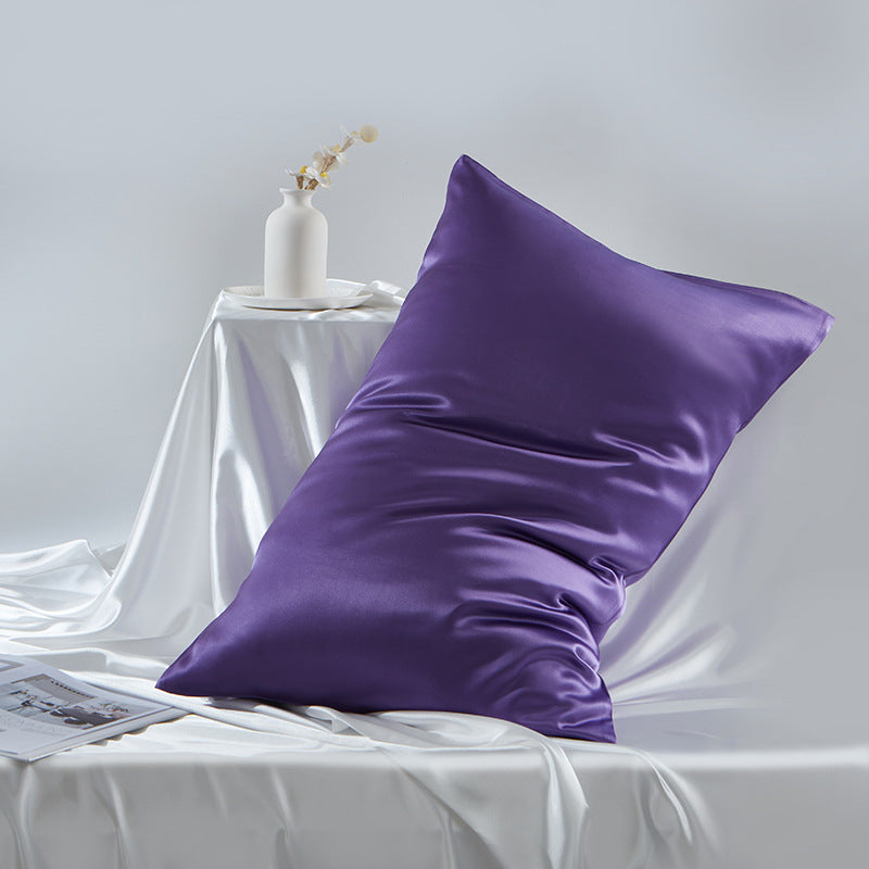 inRealSilk Charming Purple Color 100% Silk Both Sides Pillowcase 19mm